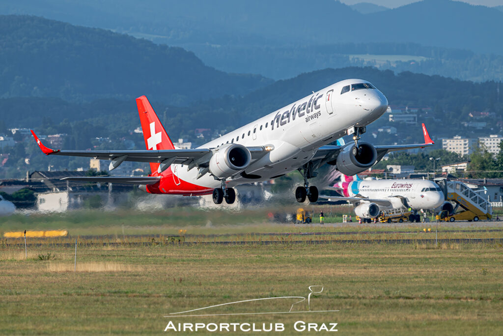 Helvetic Airways Embraer 190 HB-JVN