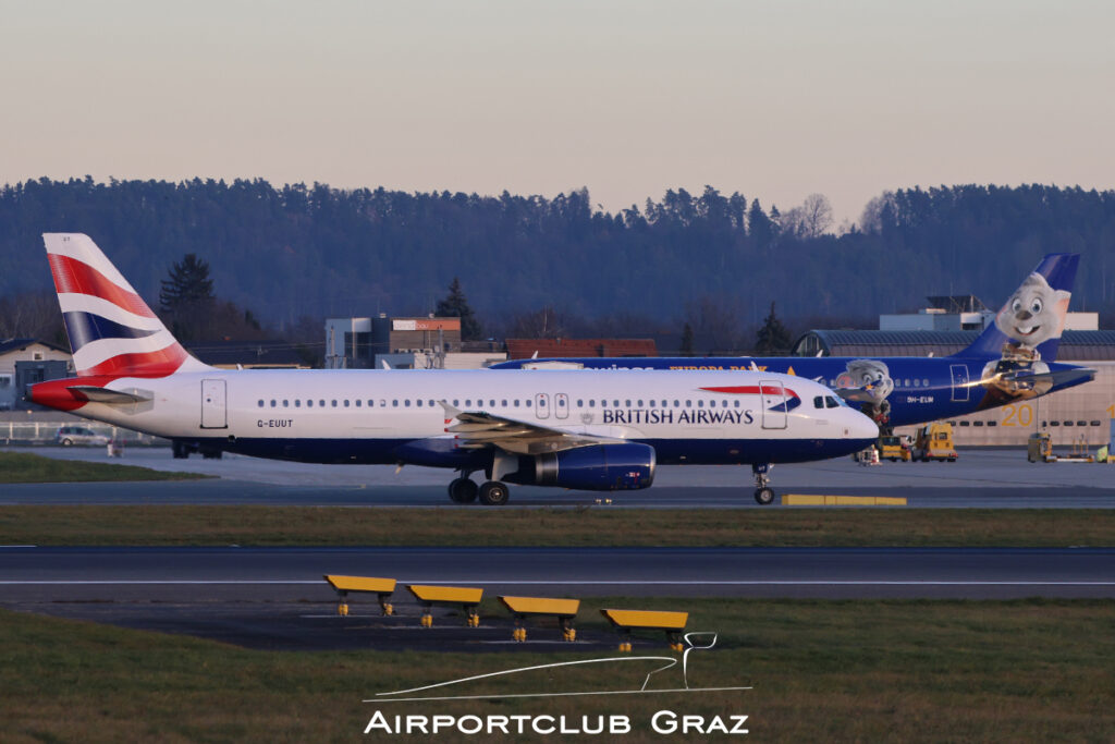 British Airways Airbus A320-232 G-EUUT