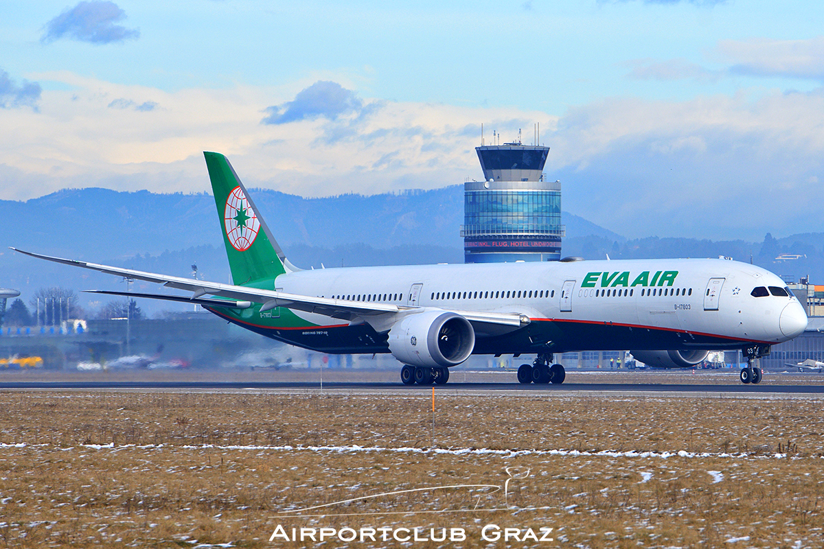 Eva Air Boeing 787-10 B-17803