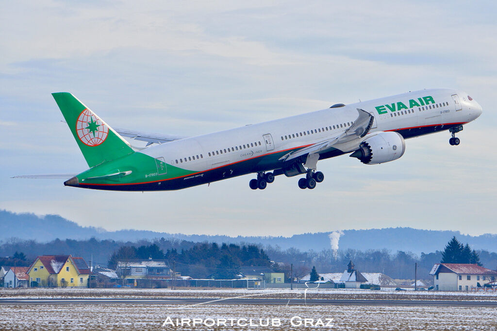 Eva Air Boeing 787-10 B-17803