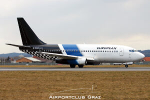 European Aviation Boeing 737-229(Adv) G-CEAE