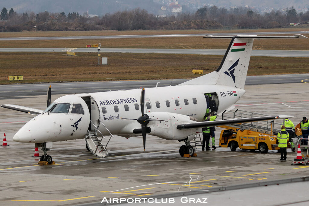 Budapest Air Service Embraer EMB-120ER Brasília HA-FAI