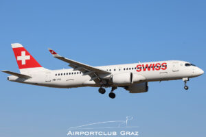 Swiss Airbus A220-371 HB-JCC