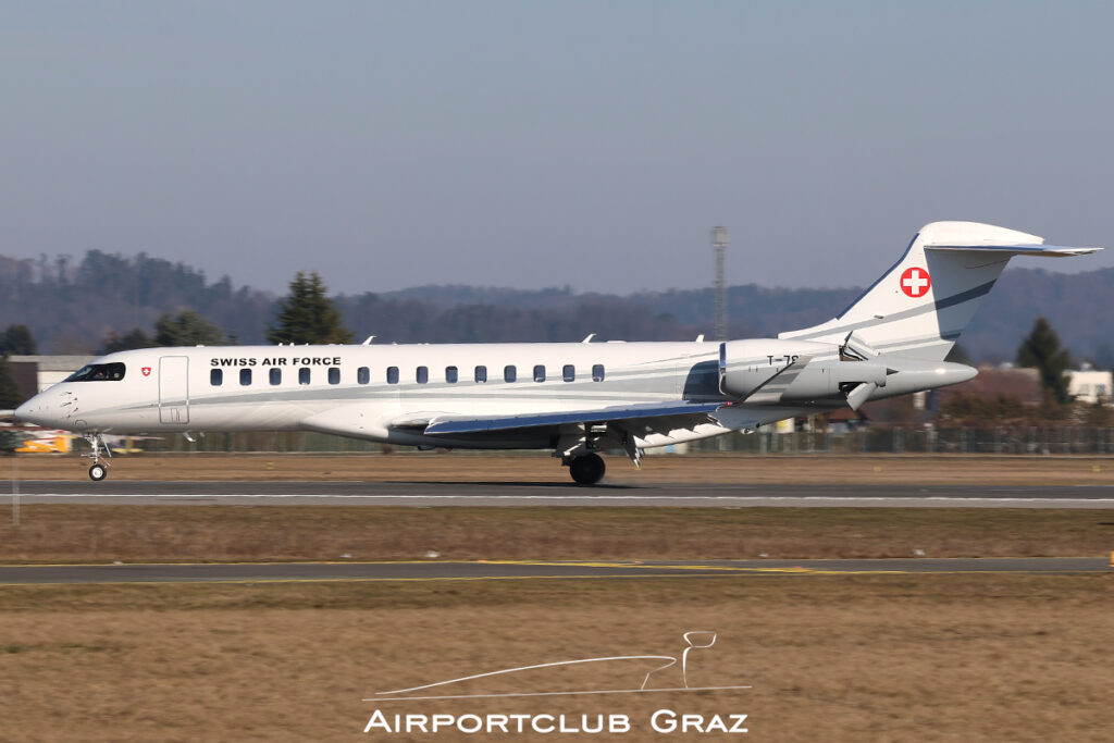 Swiss Air Force Bombardier BD-700-2A12 Global 7500 T-787