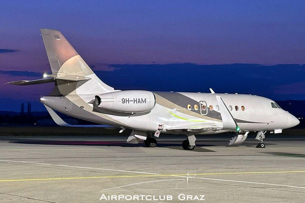 Avcon Jet Malta Dassault Falcon 2000LX 9H-HAM