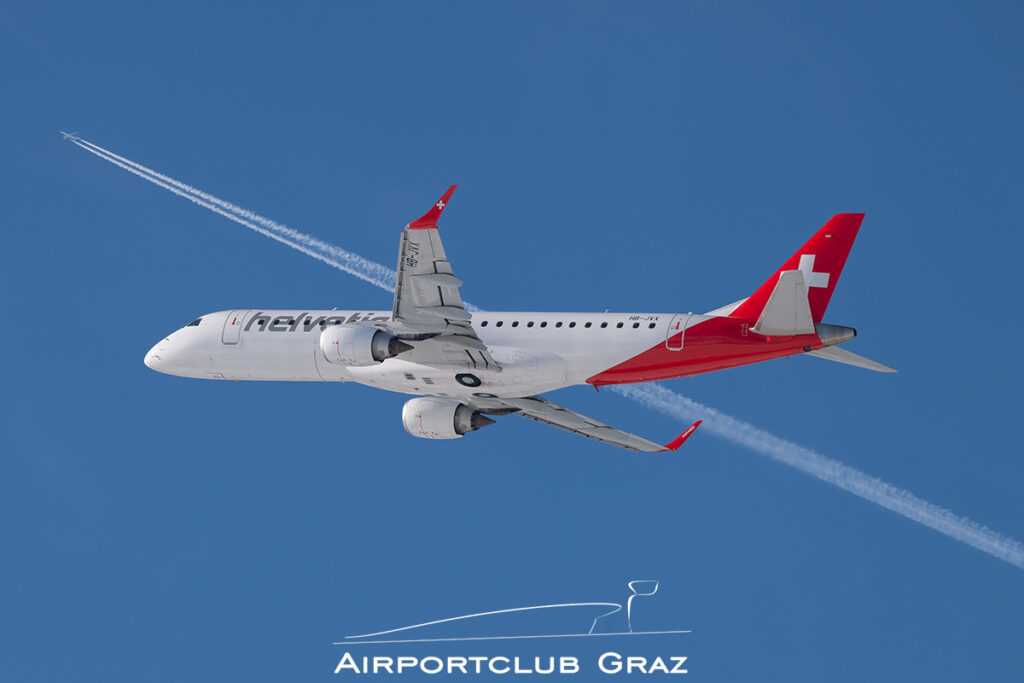 Helvetic Airways Embraer 190 HB-JVX
