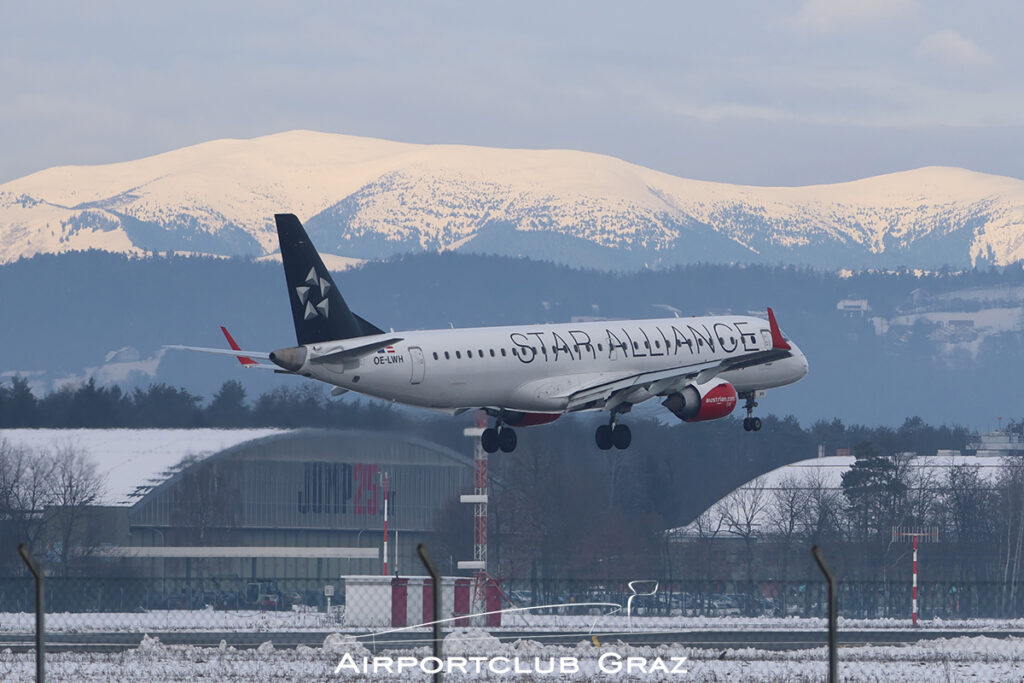 Austrian Airlines Embraer 195 OE-LWH