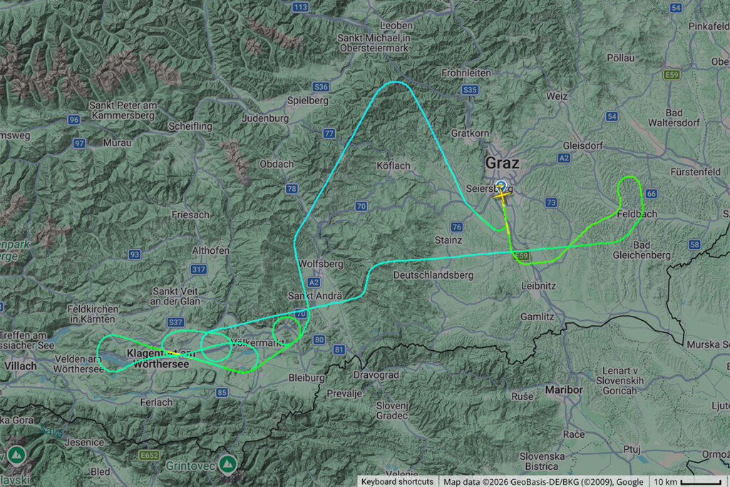 Airportclub Graz Rundflug