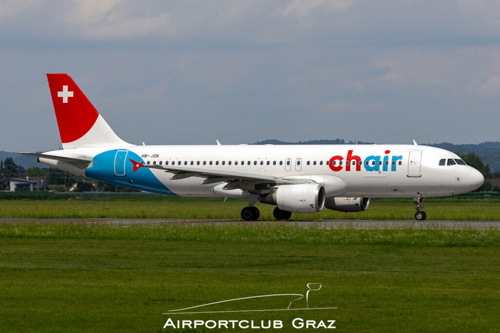 Chair Airlines Airbus A320-214 HB-JOK