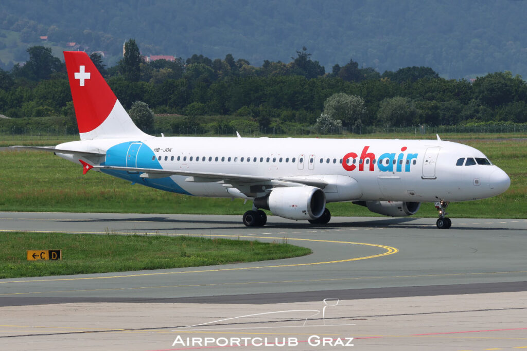 Chair Airlines Airbus A320-214 HB-JOK
