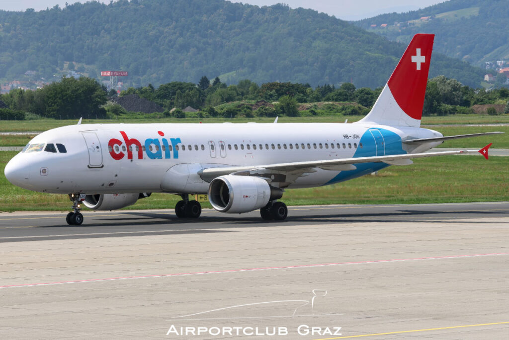 Chair Airlines Airbus A320-214 HB-JOK