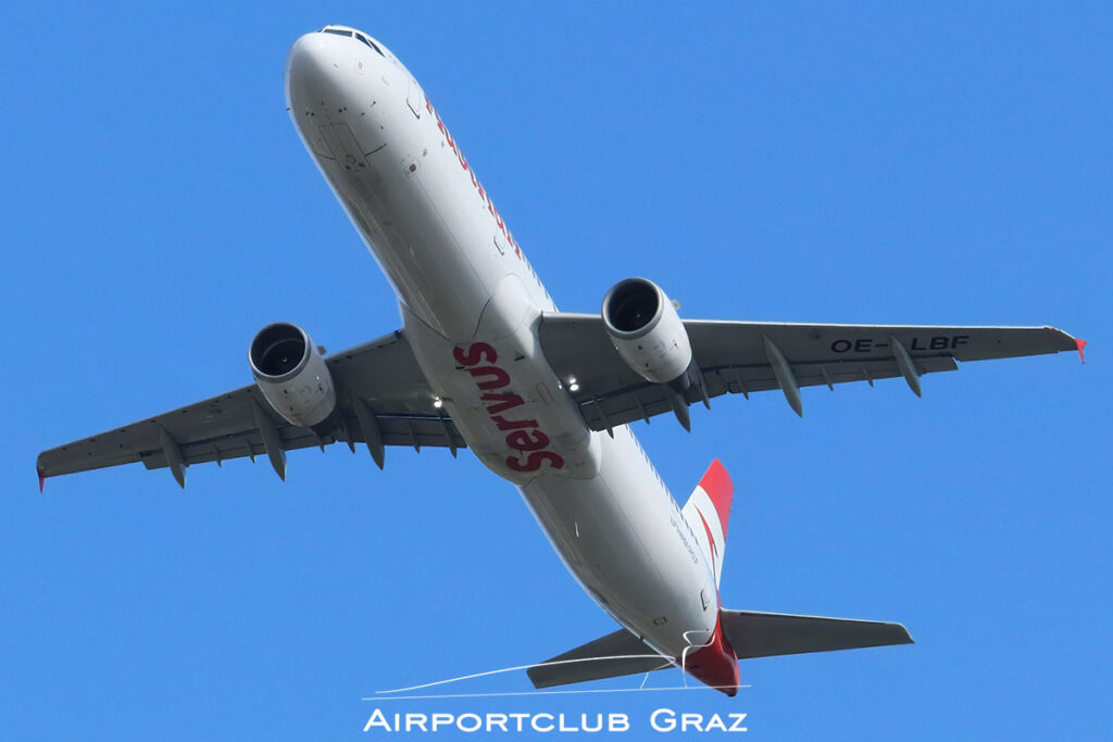 Austrian Airlines Airbus A321-211 OE-LBF