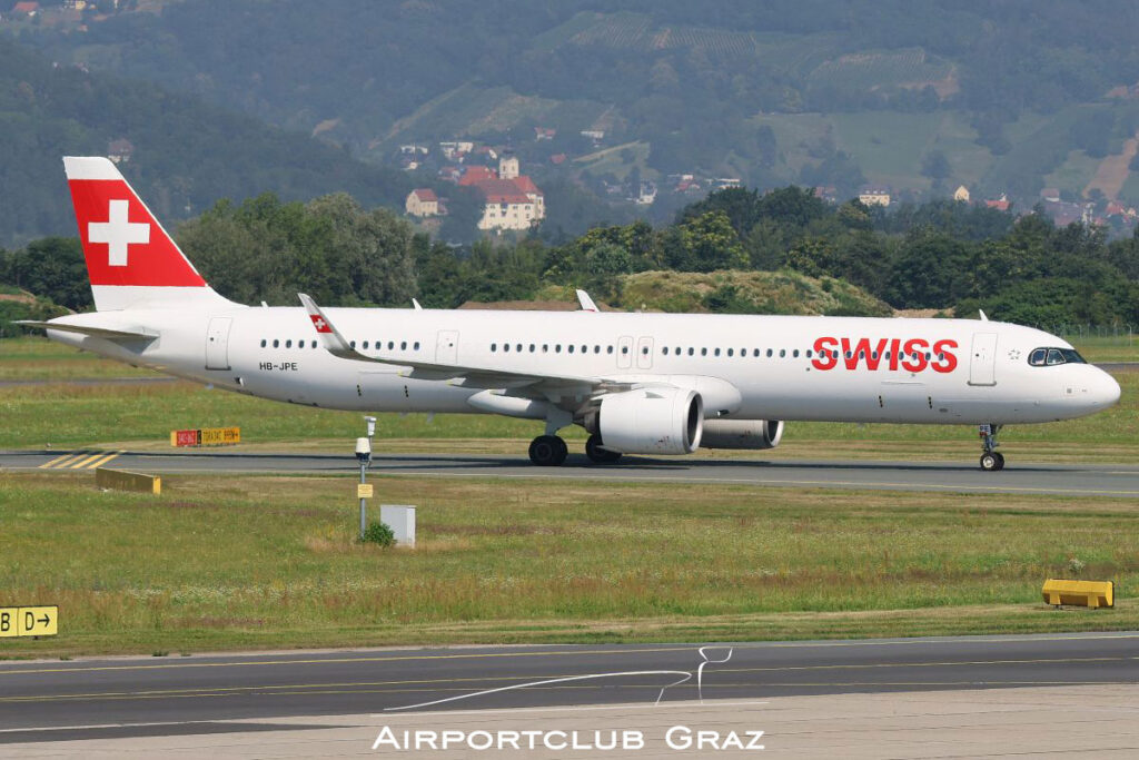Swiss Airbus A321-271NX HB-JPE