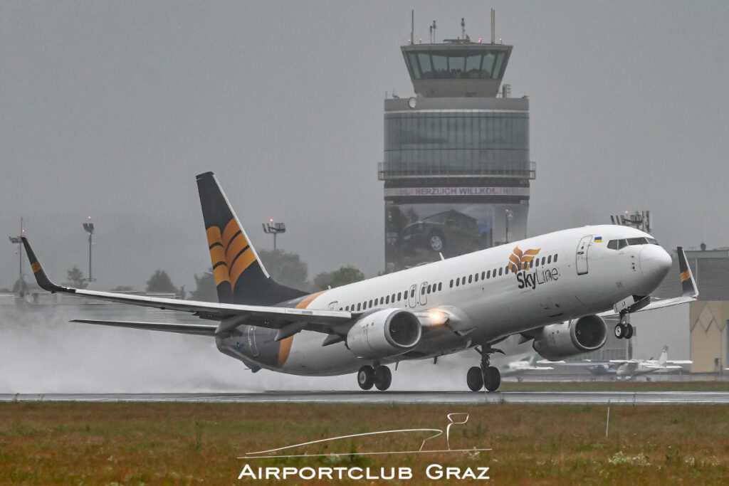 Skyline Express Airline Boeing 737-94XER UR-SLX