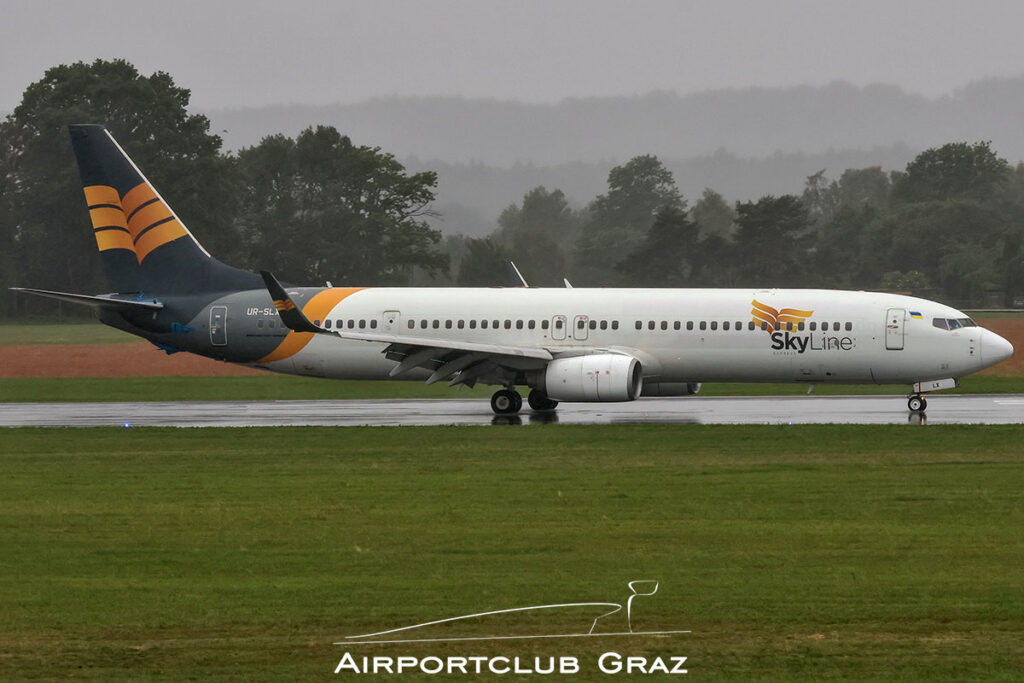 Skyline Express Airline Boeing 737-94XER UR-SLX