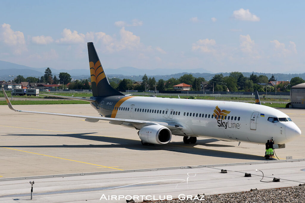 Skyline Express Airline Boeing 737-94XER UR-SLX