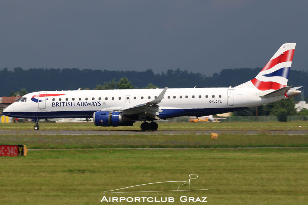 BA CityFlyer Embraer 190 G-LCYL
