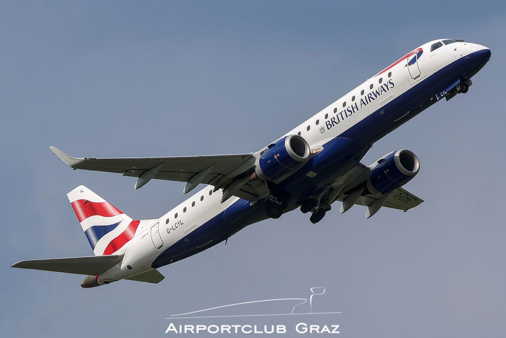 BA CityFlyer Embraer 190 G-LCYL