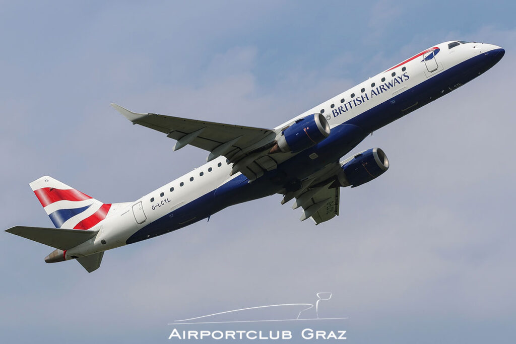 BA CityFlyer Embraer 190 G-LCYL