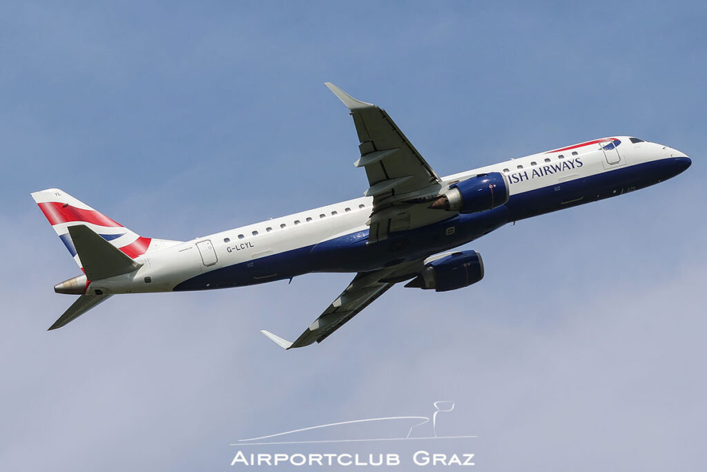 BA CityFlyer Embraer 190 G-LCYL