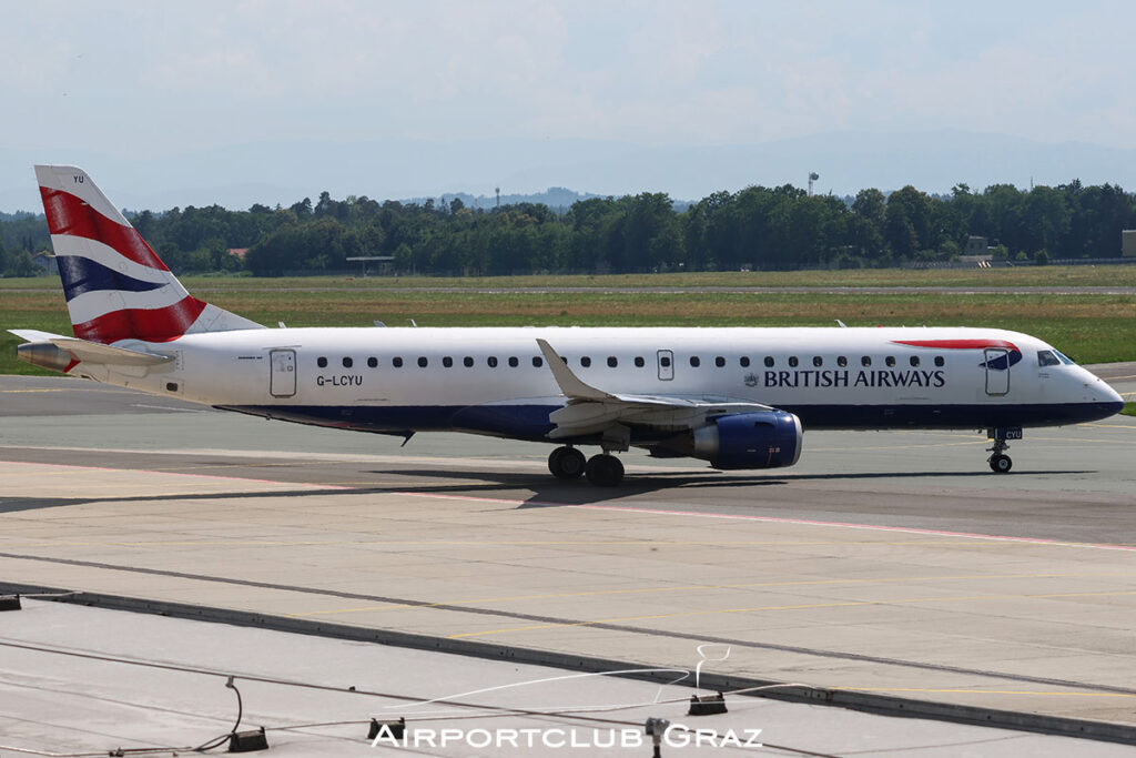BA CityFlyer Embraer 190 G-LCYU