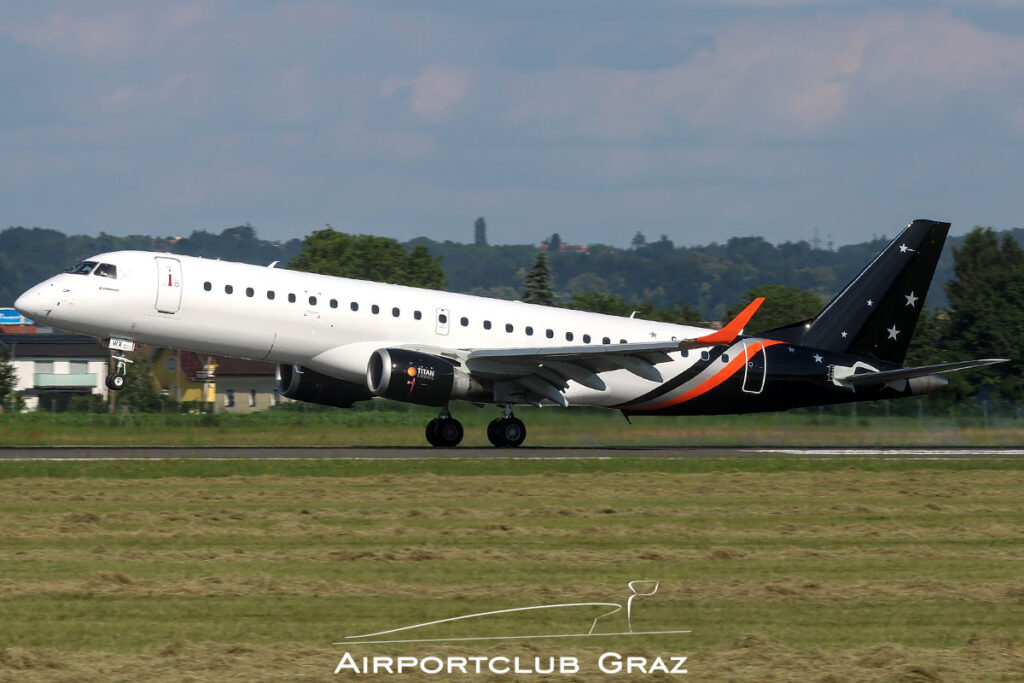 Titan Airways Embraer 190 G-POWX