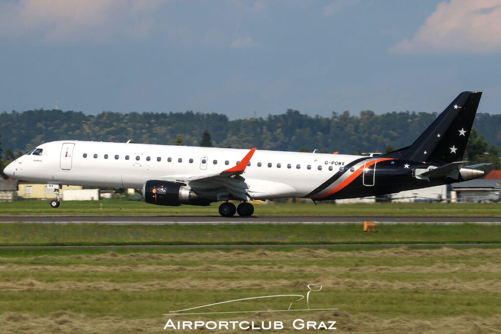 Titan Airways Embraer 190 G-POWX