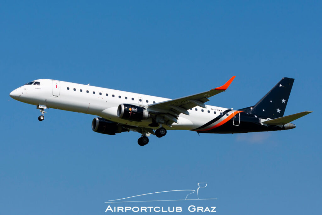 Titan Airways Embraer 190 G-POWX