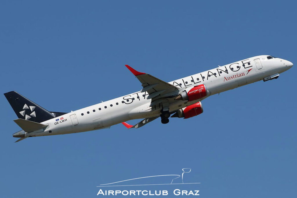 Austrian Airlines Embraer 195 OE-LWH