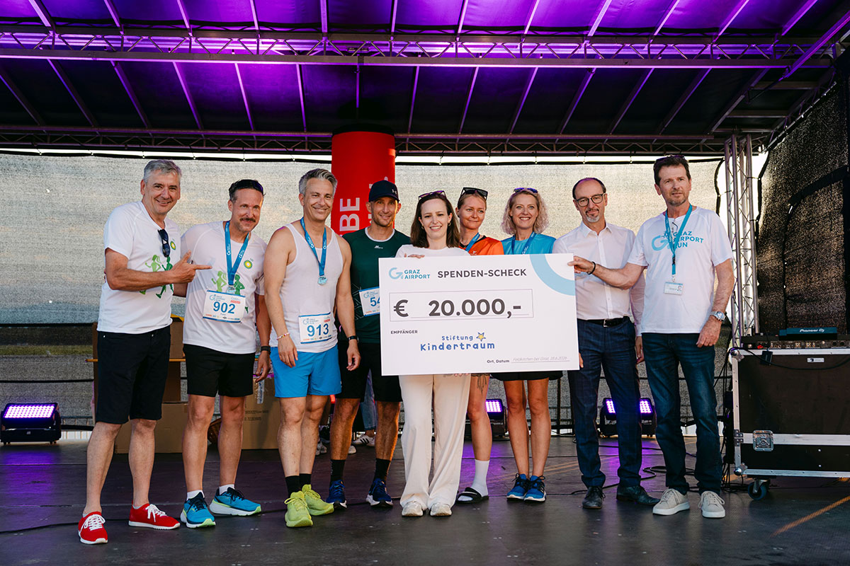 € 20.000,- für die Stiftung Kindertraum