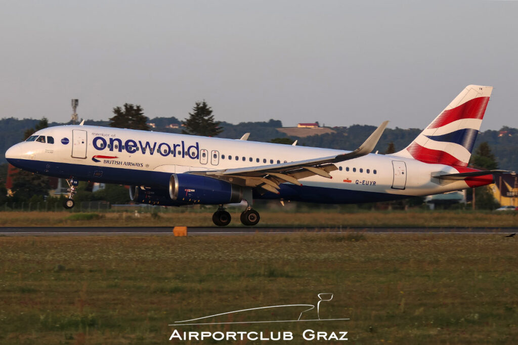 British Airways Airbus A320-232 G-EUYR