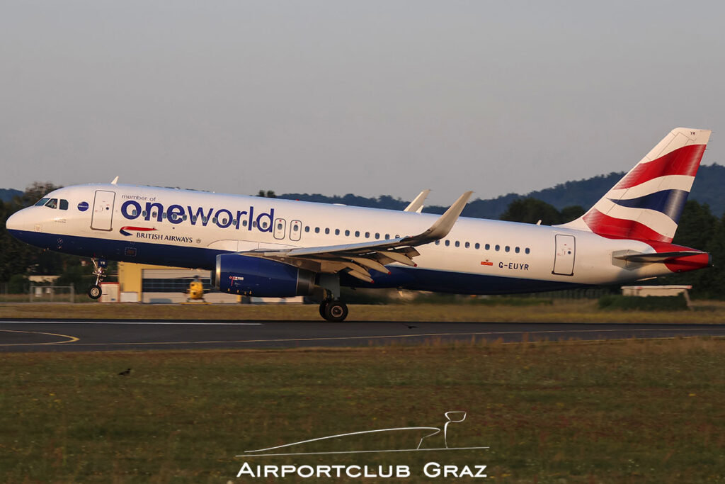 British Airways Airbus A320-232 G-EUYR