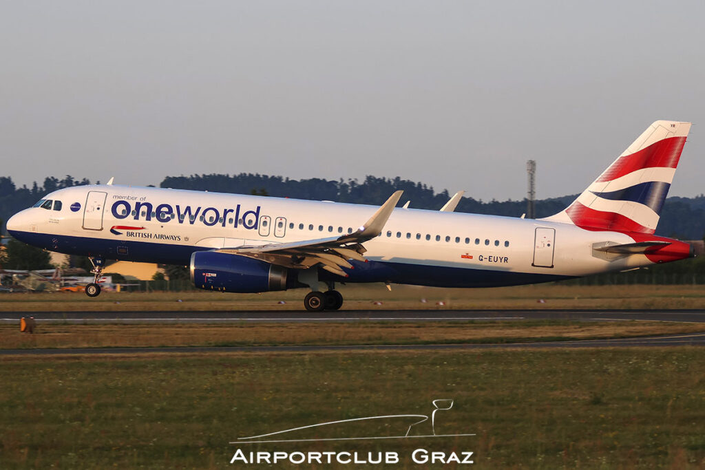 British Airways Airbus A320-232 G-EUYR
