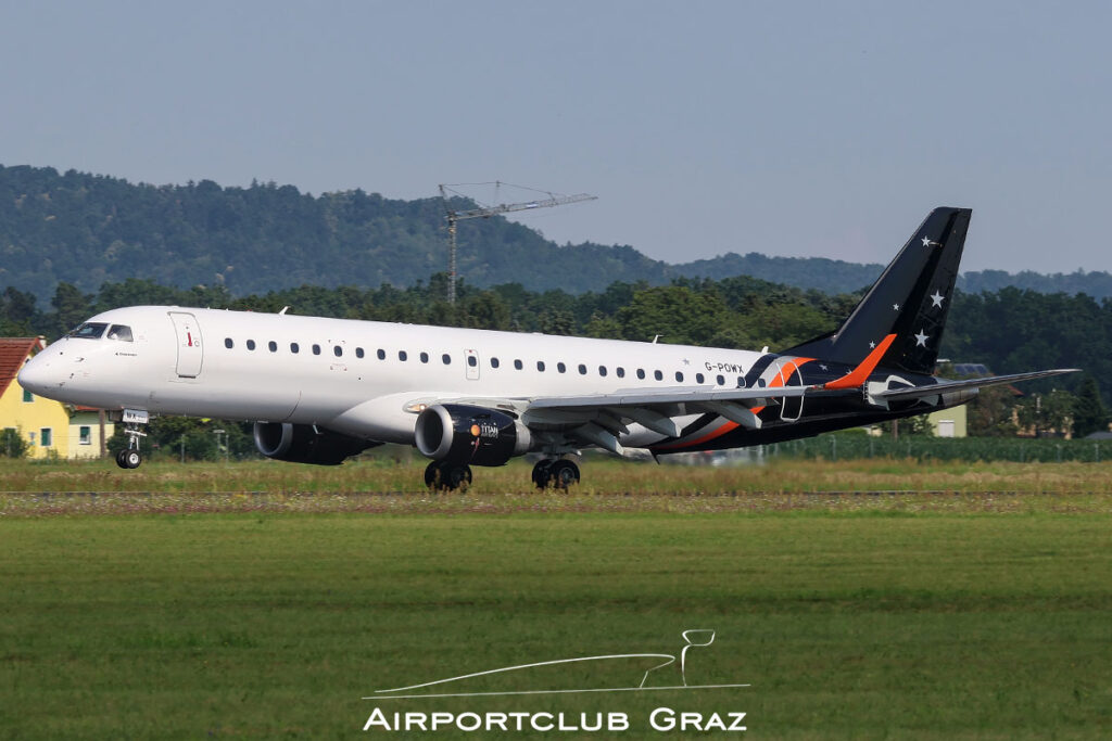 Titan Airways Embraer 190 G-POWX