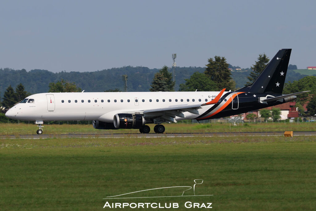 Titan Airways Embraer 190 G-POWX