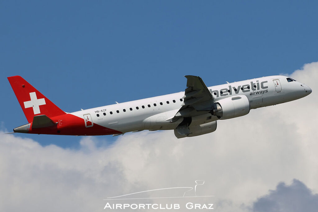 Helvetic Airways Embraer 190-E2 HB-AZF