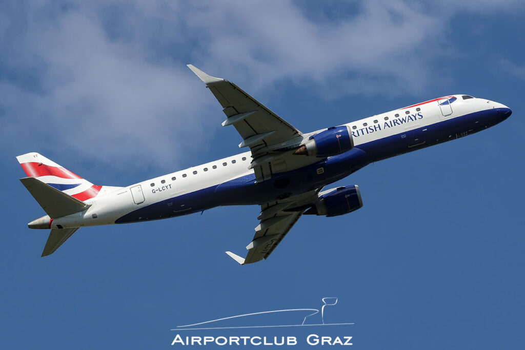 BA CityFlyer Embraer 190 G-LCYT