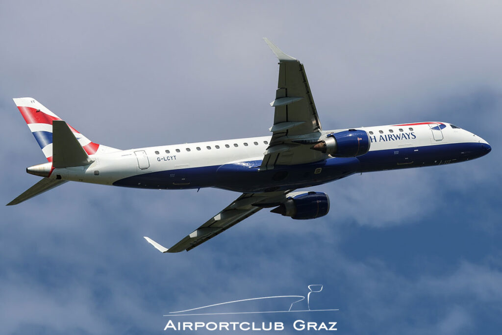 BA CityFlyer Embraer 190 G-LCYT