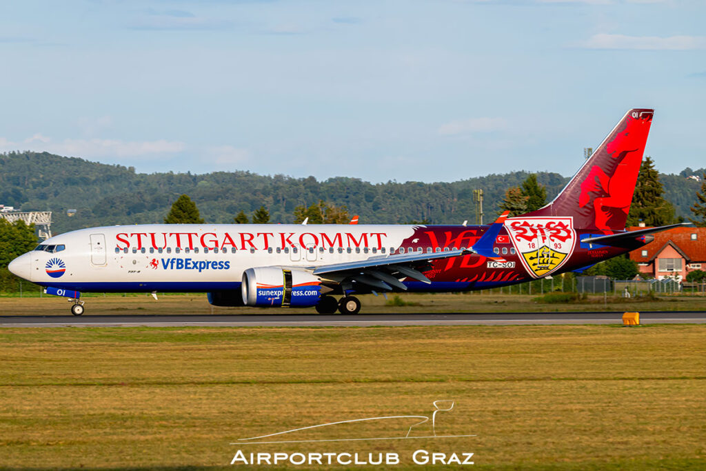 SunExpress Boeing 737-8 MAX TC-SOI