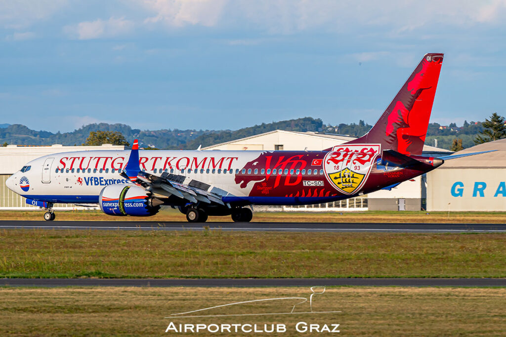 SunExpress Boeing 737-8 MAX TC-SOI