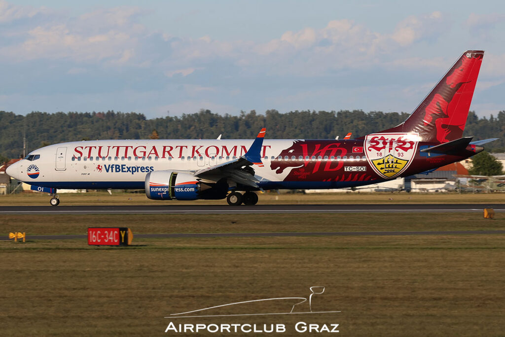 SunExpress Boeing 737-8 MAX TC-SOI