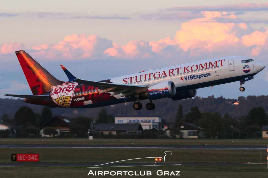 SunExpress Boeing 737-8 MAX TC-SOI