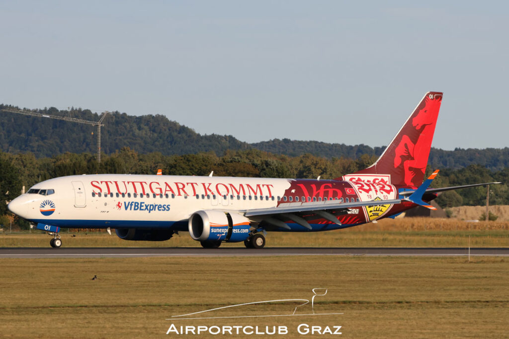 SunExpress Boeing 737-8 MAX TC-SOI