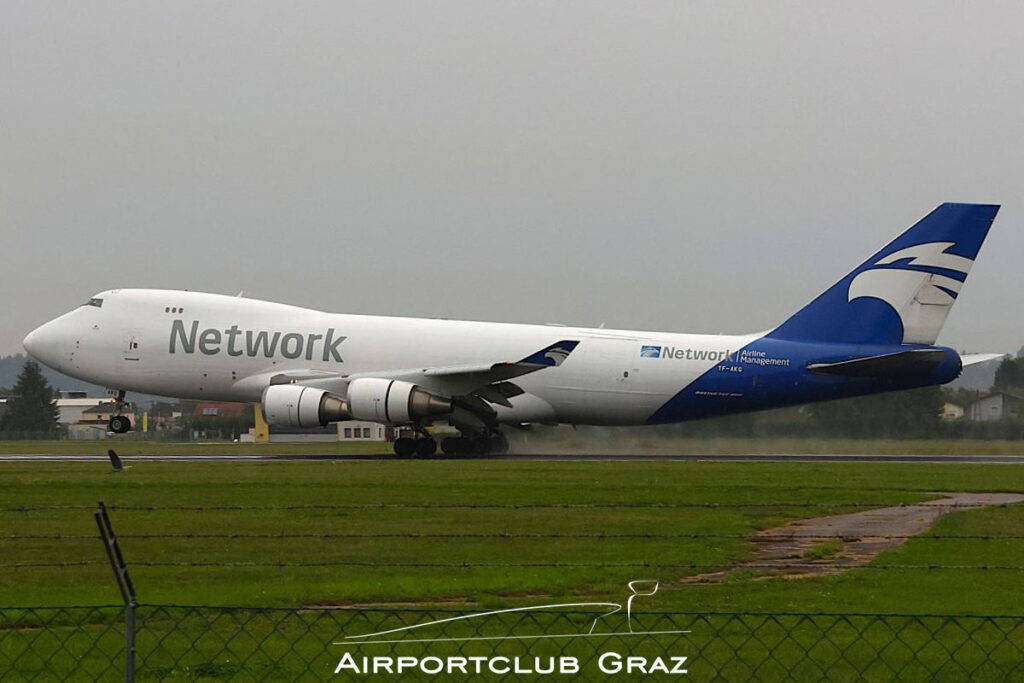 Network Aviation Group Boeing 747-409F(SCD) TF-AKG