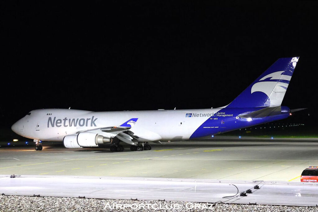 Network Aviation Group Boeing 747-409F(SCD) TF-AKG