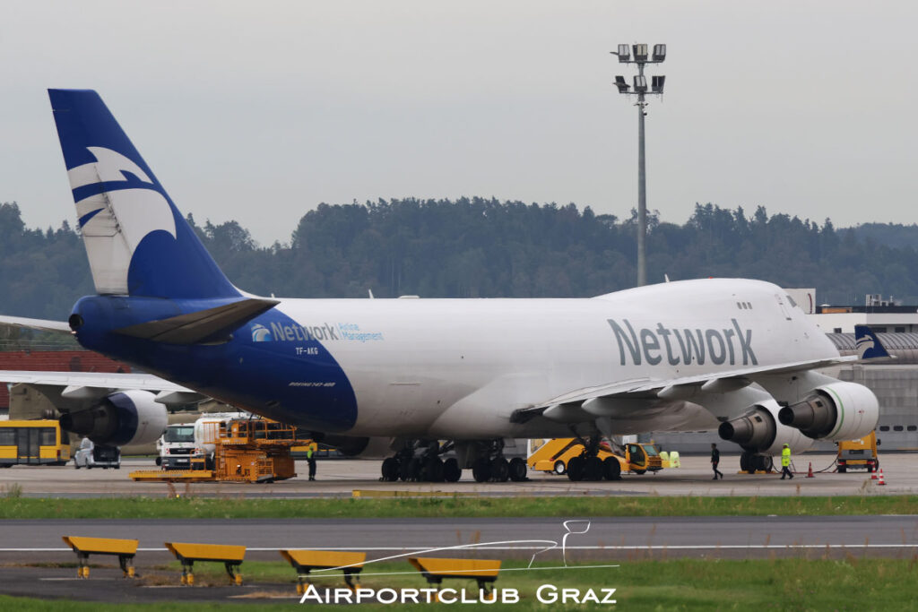 Network Aviation Group Boeing 747-409F(SCD) TF-AKG