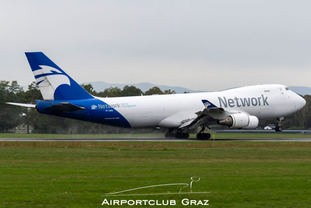 Network Aviation Group Boeing 747-409F(SCD) TF-AKG