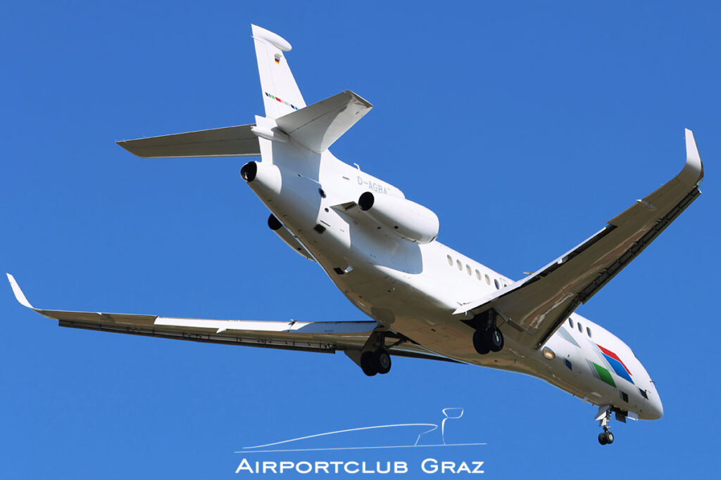 VW Air Services Dassault Falcon 8X D-AGBA