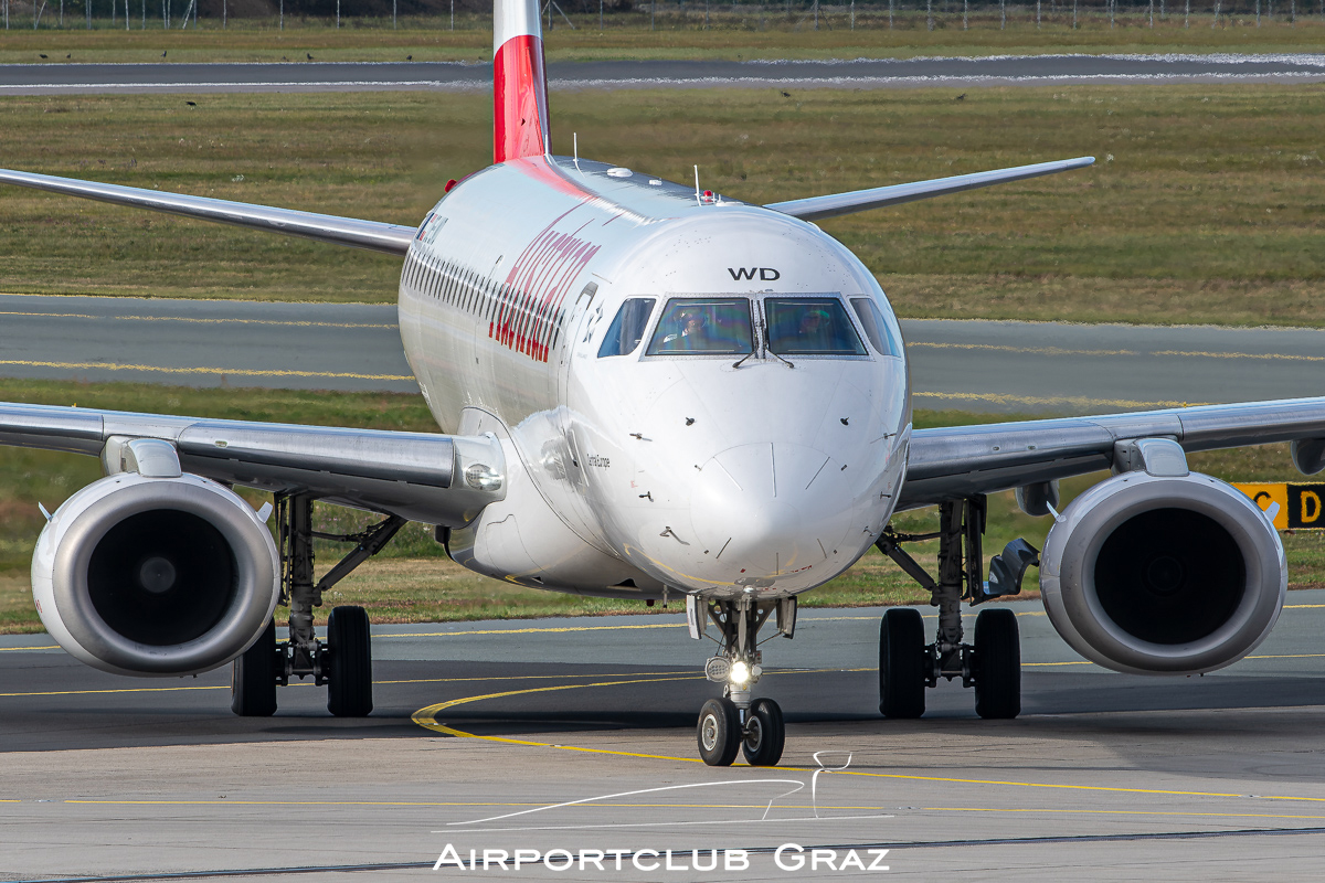 Austrian Airlines Embraer 195 OE-LWD